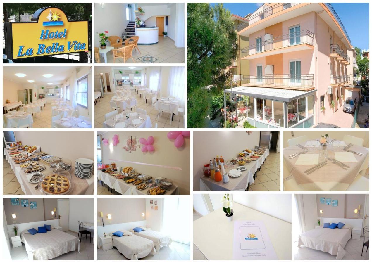 Hotel La Bella Vita Rimini Bagian luar foto